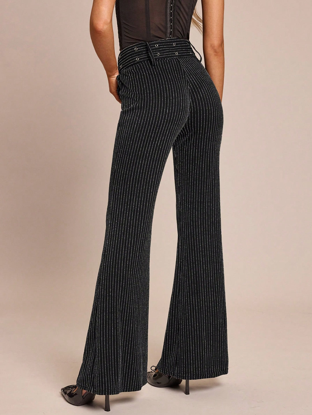 Pantaloni SHEIN, negru
