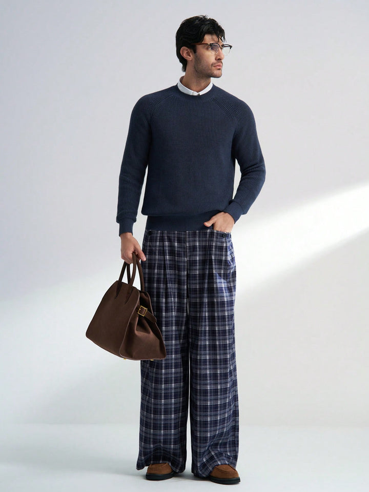 Pantalon SHEIN, albastru