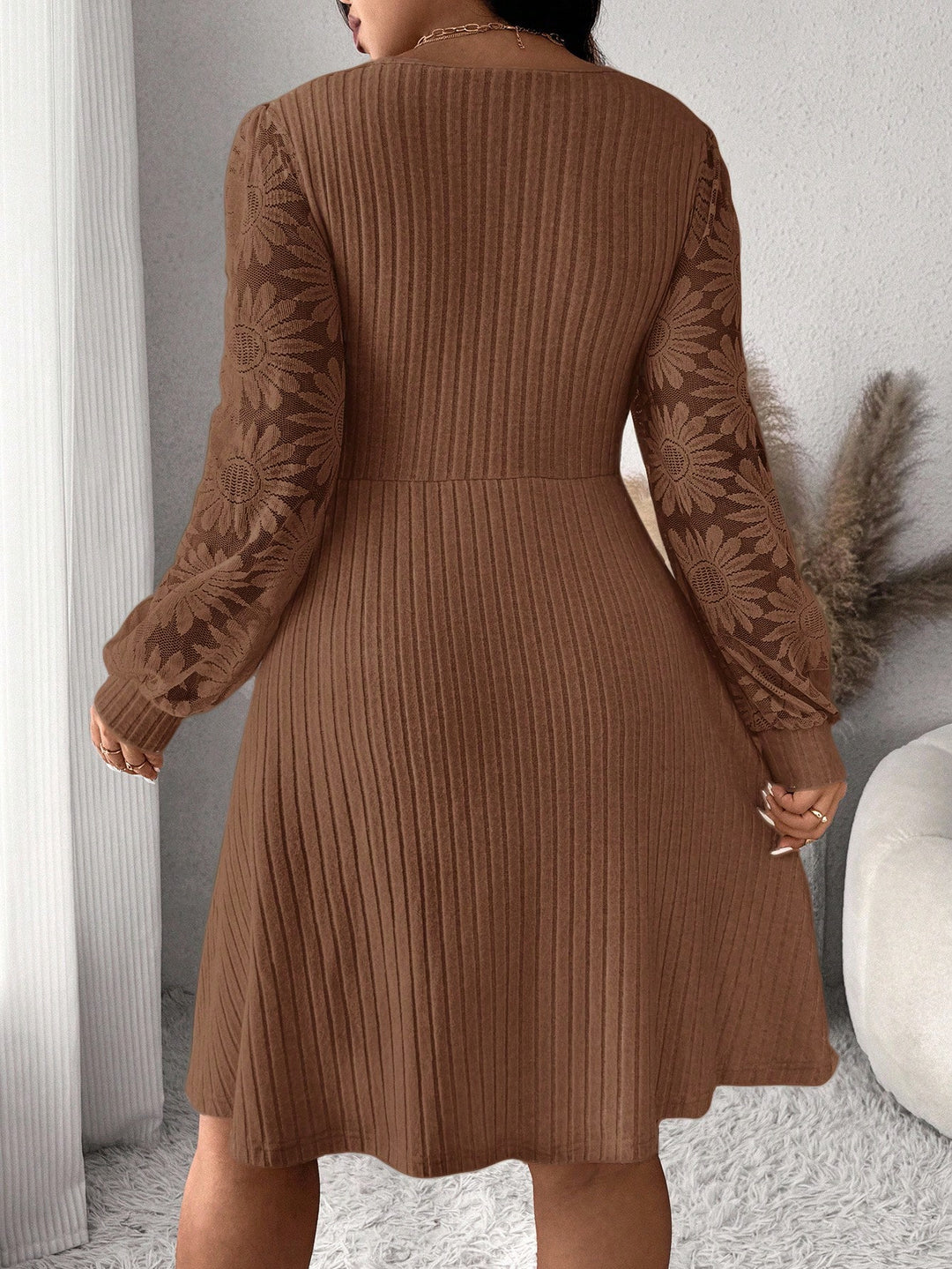 Rochie mini SHEIN, maro
