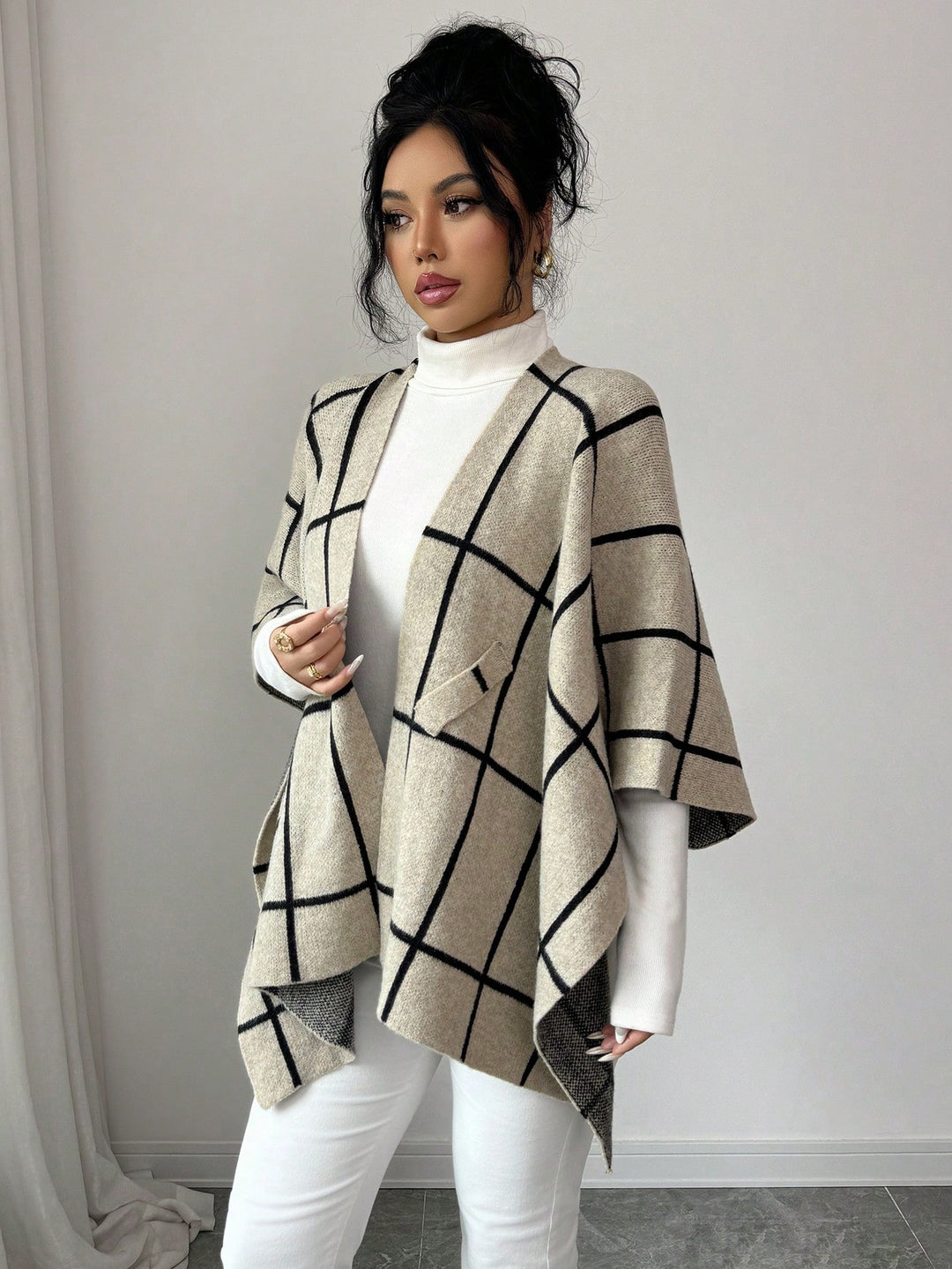 Cardigan SHEIN, kaki