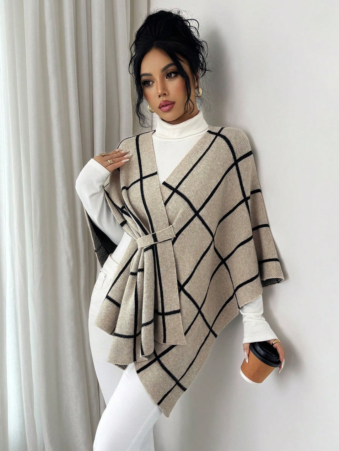 Cardigan SHEIN, kaki