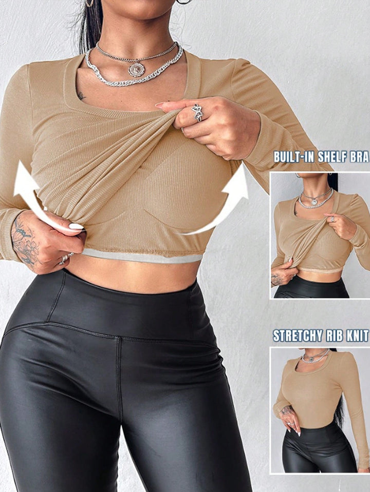 Tricou SHEIN, kaki