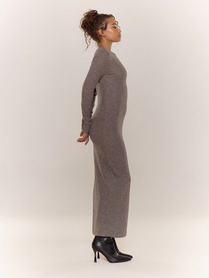 Rochie maxi SHEIN, gri