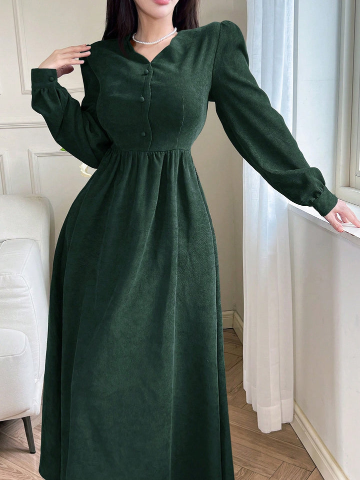 Rochie maxi SHEIN, verde