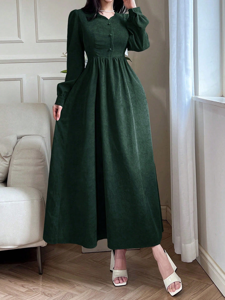 Rochie maxi SHEIN, verde