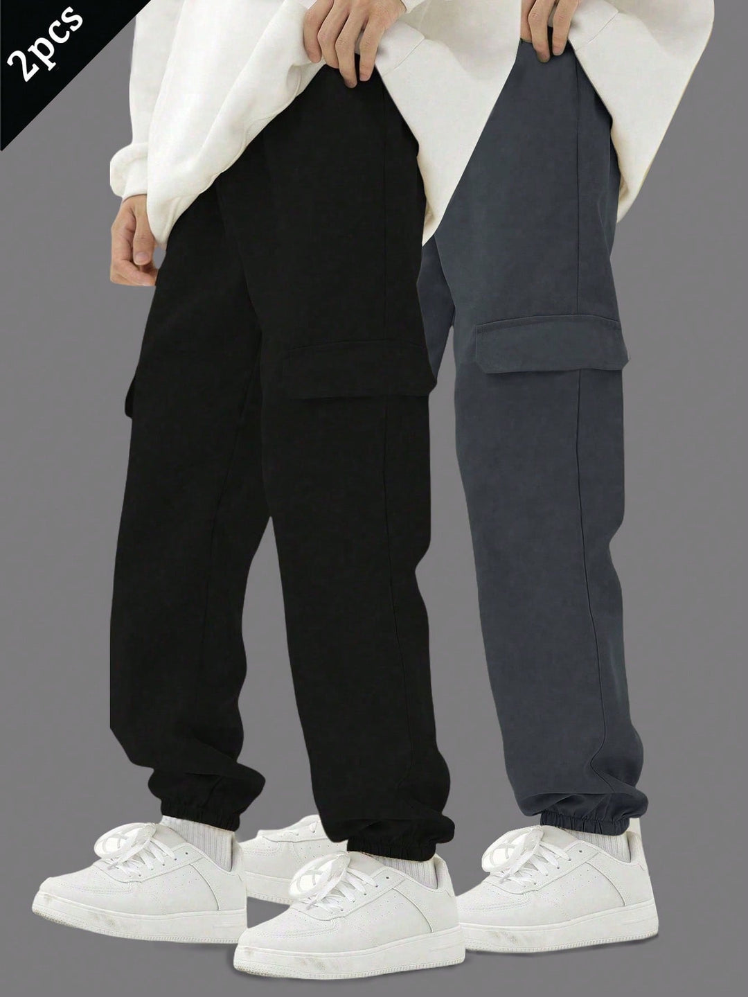 Pantaloni SHEIN, negru