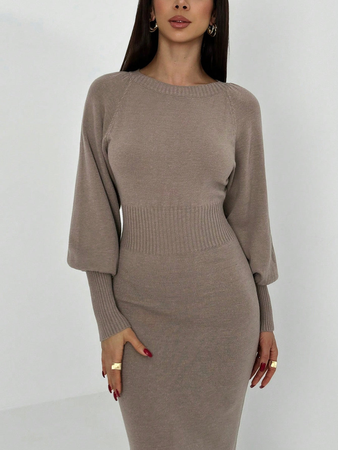 Rochie SHEIN, kaki