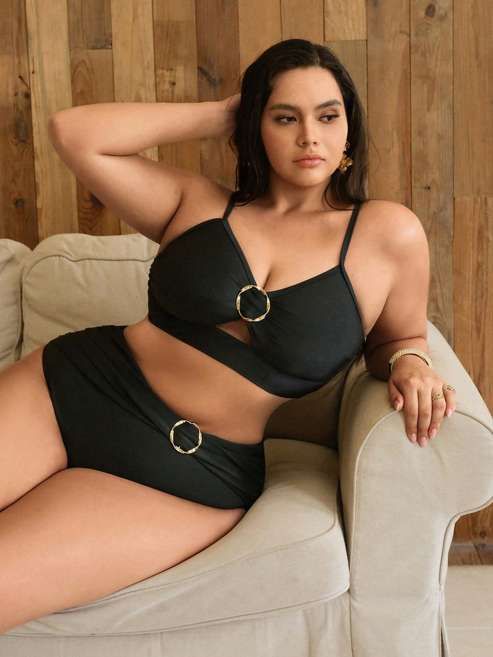 Set bikini de baie SHEIN, negru