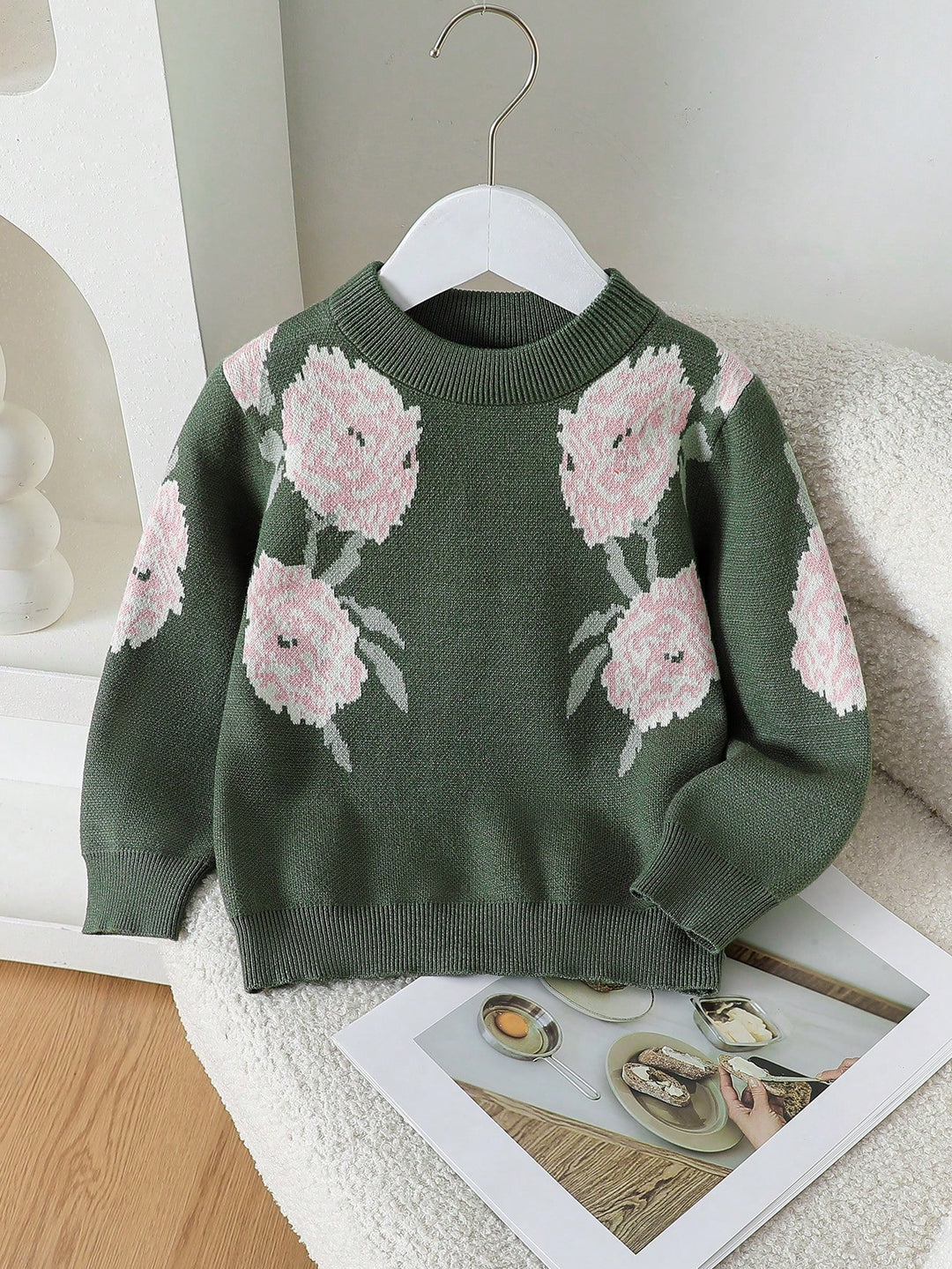 Pulover SHEIN, verde