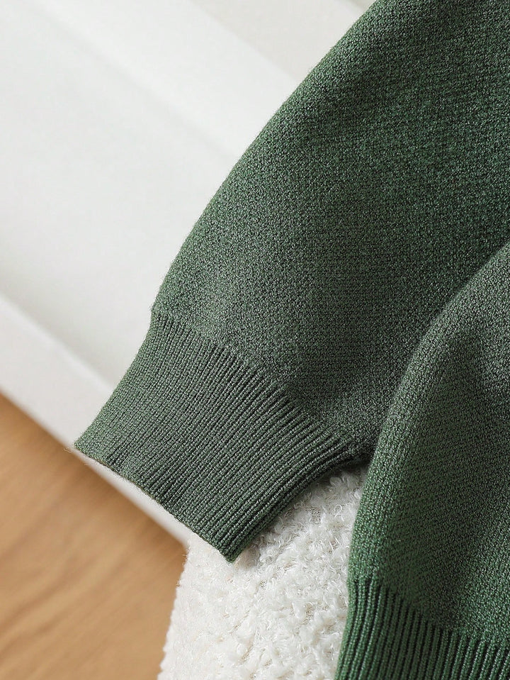 Pulover SHEIN, verde