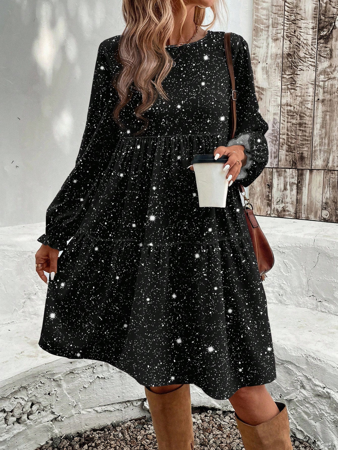 Rochie mini SHEIN, negru