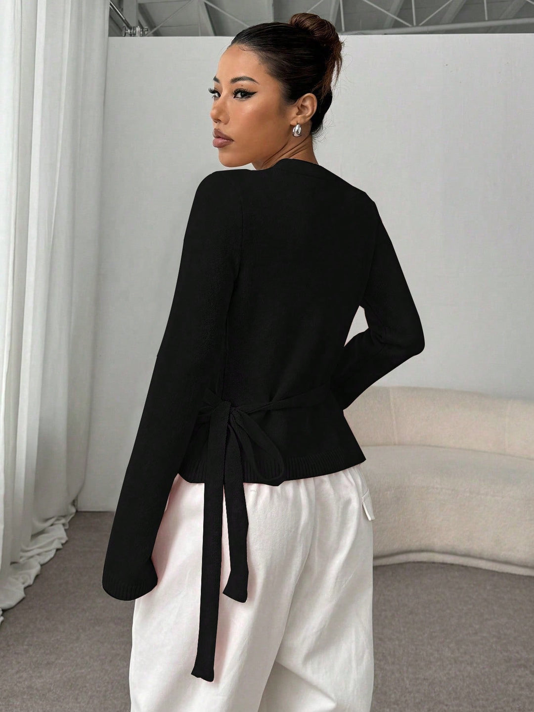 Cardigan SHEIN, negru