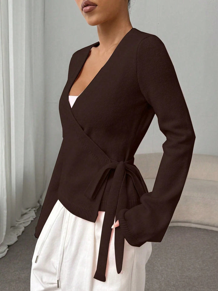 Cardigan SHEIN, maro