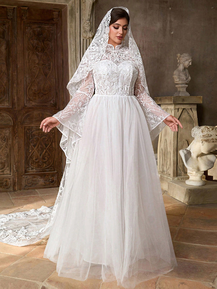 Rochie de ocazie și bridal SHEIN, alb