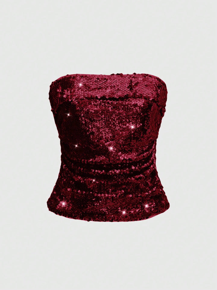 Top SHEIN, vișiniu