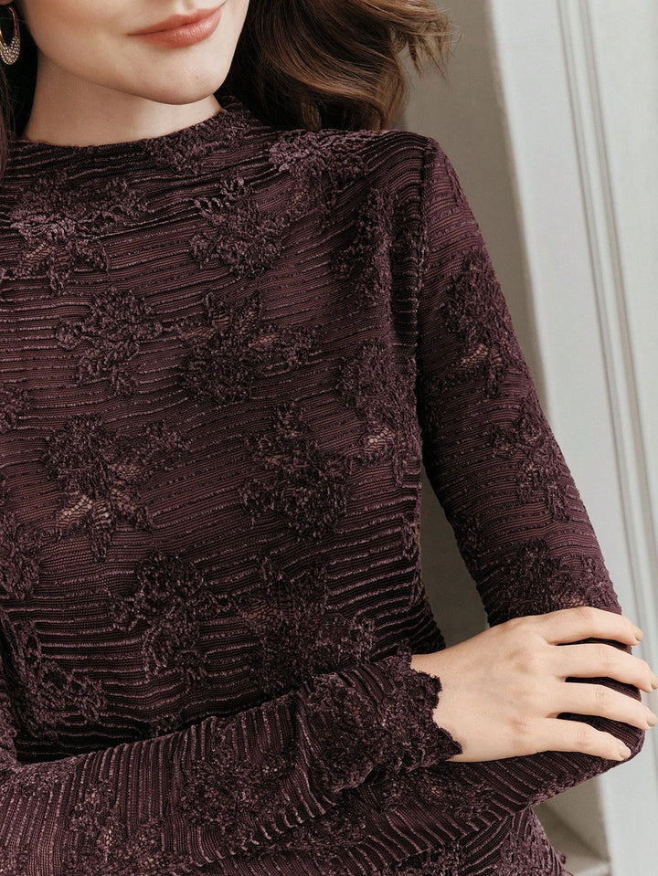 Tricou SHEIN, vișiniu