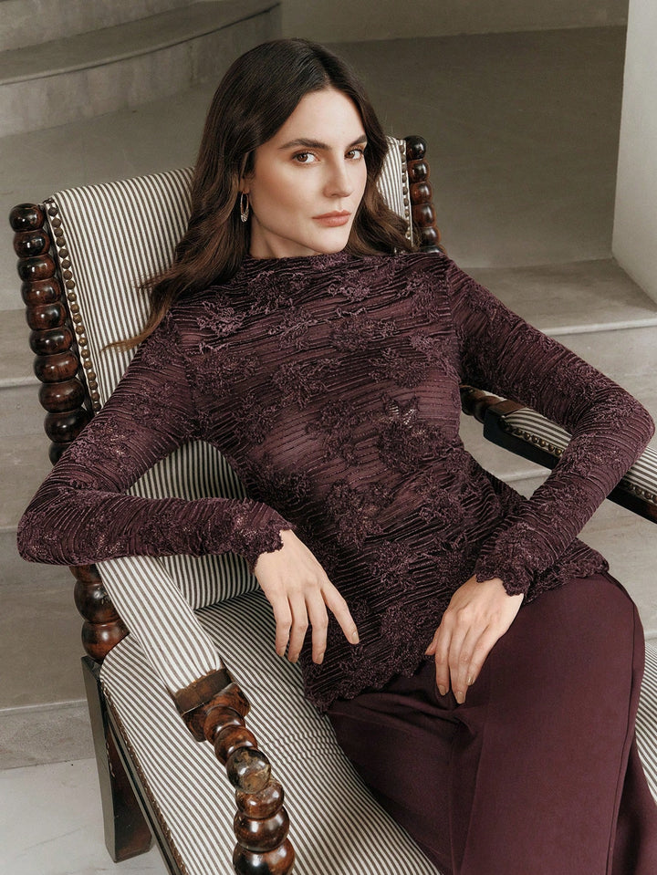 Tricou SHEIN, vișiniu