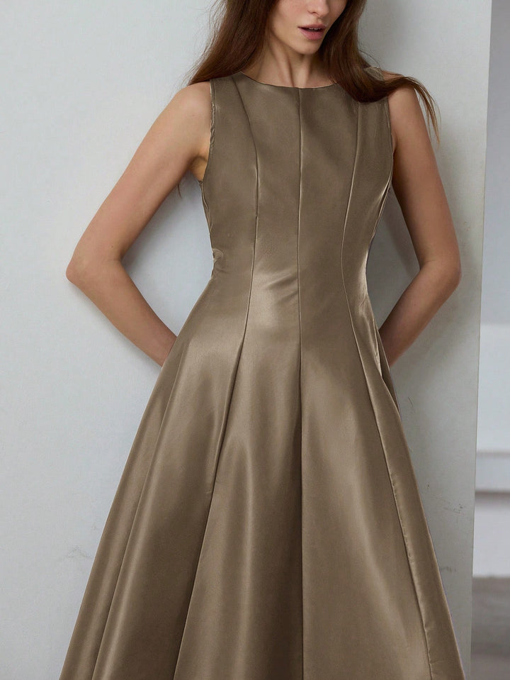 Rochie maxi SHEIN, kaki