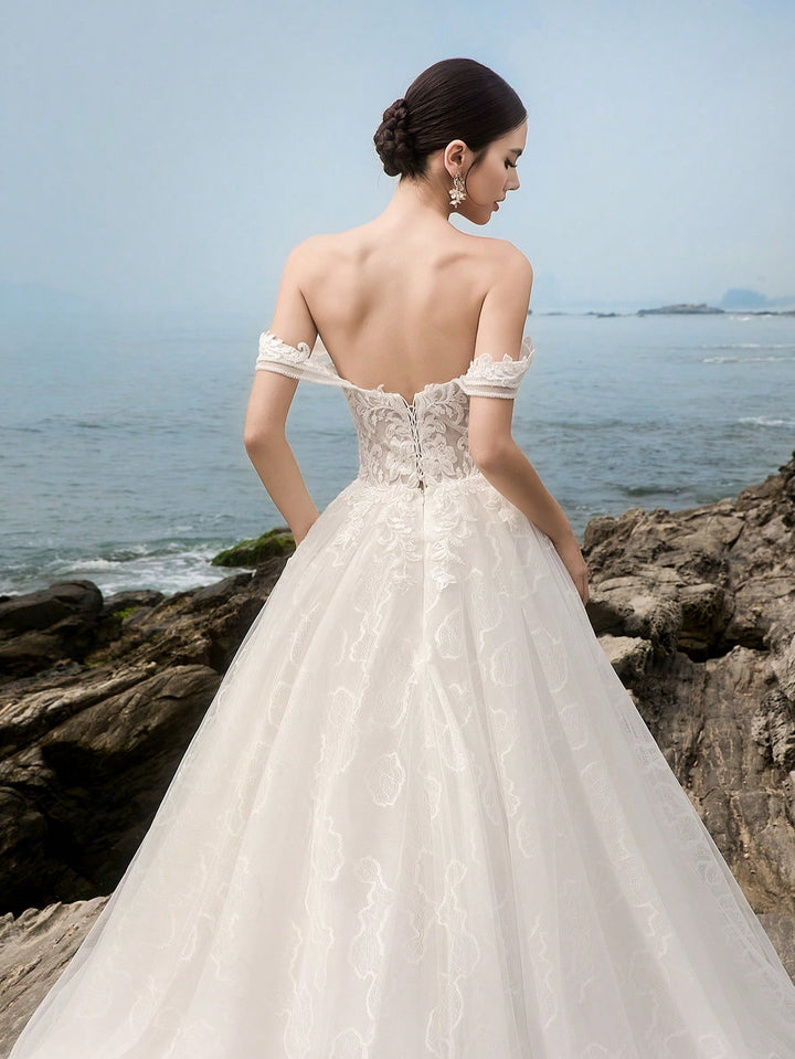 Rochie de ocazie și bridal SHEIN, alb