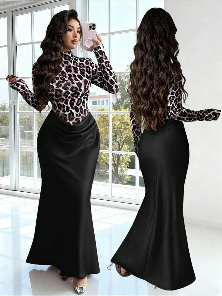 Rochie maxi SHEIN, negru