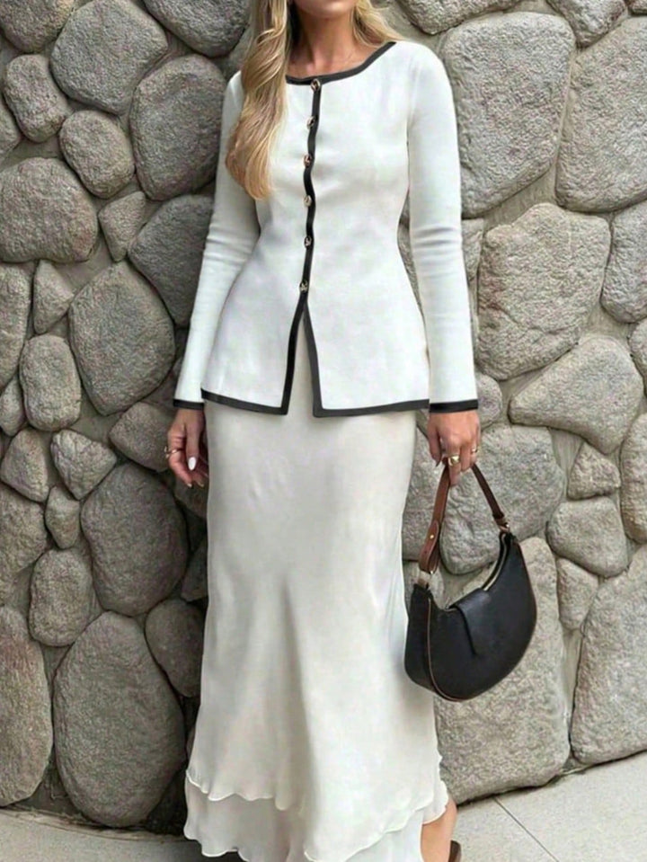 Cardigan SHEIN, alb