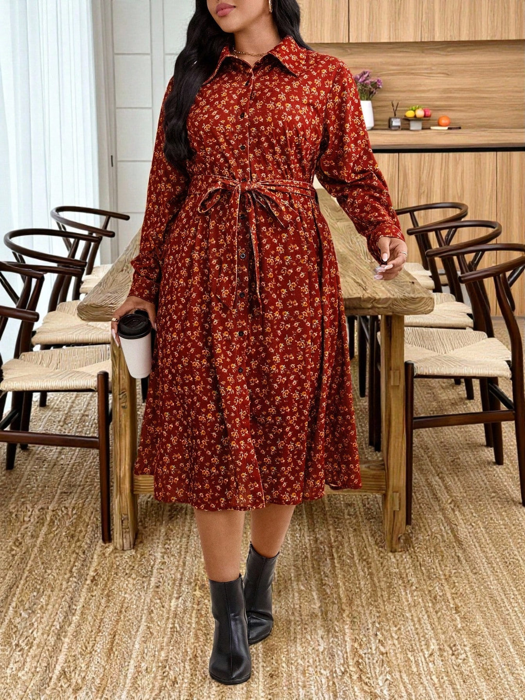 Rochie SHEIN, portocaliu