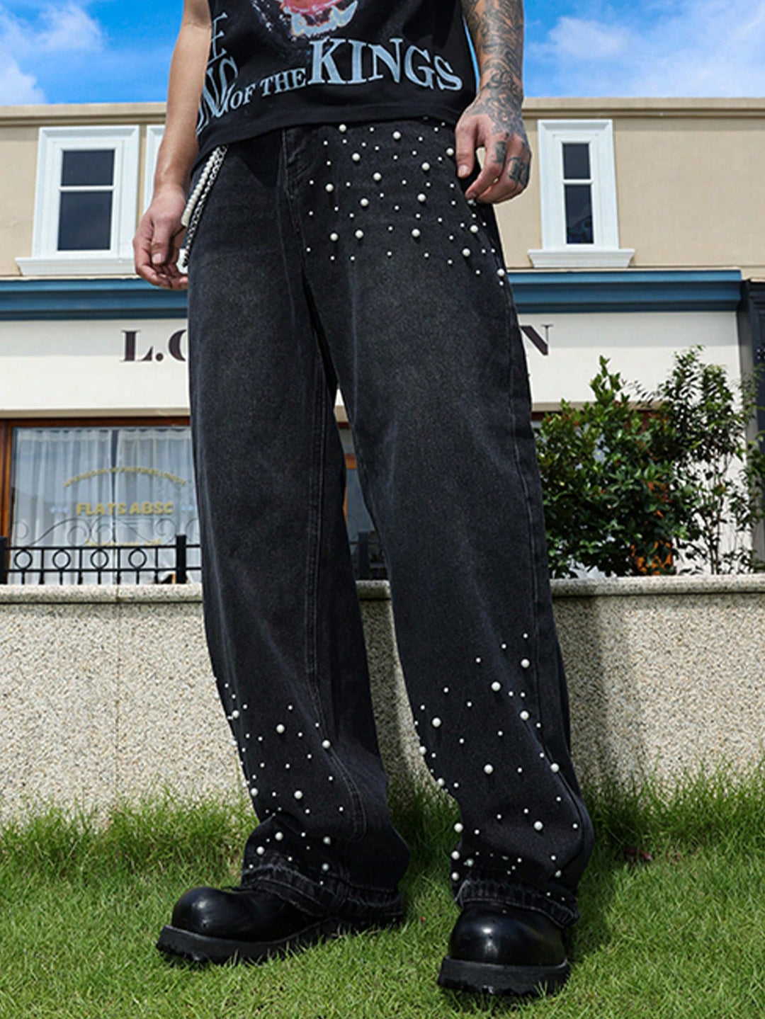 Jeans SHEIN, negru