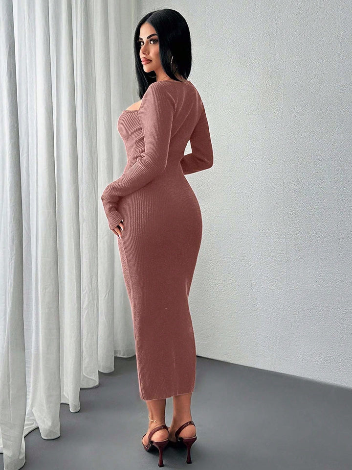 Rochie maxi SHEIN, cărămiziu