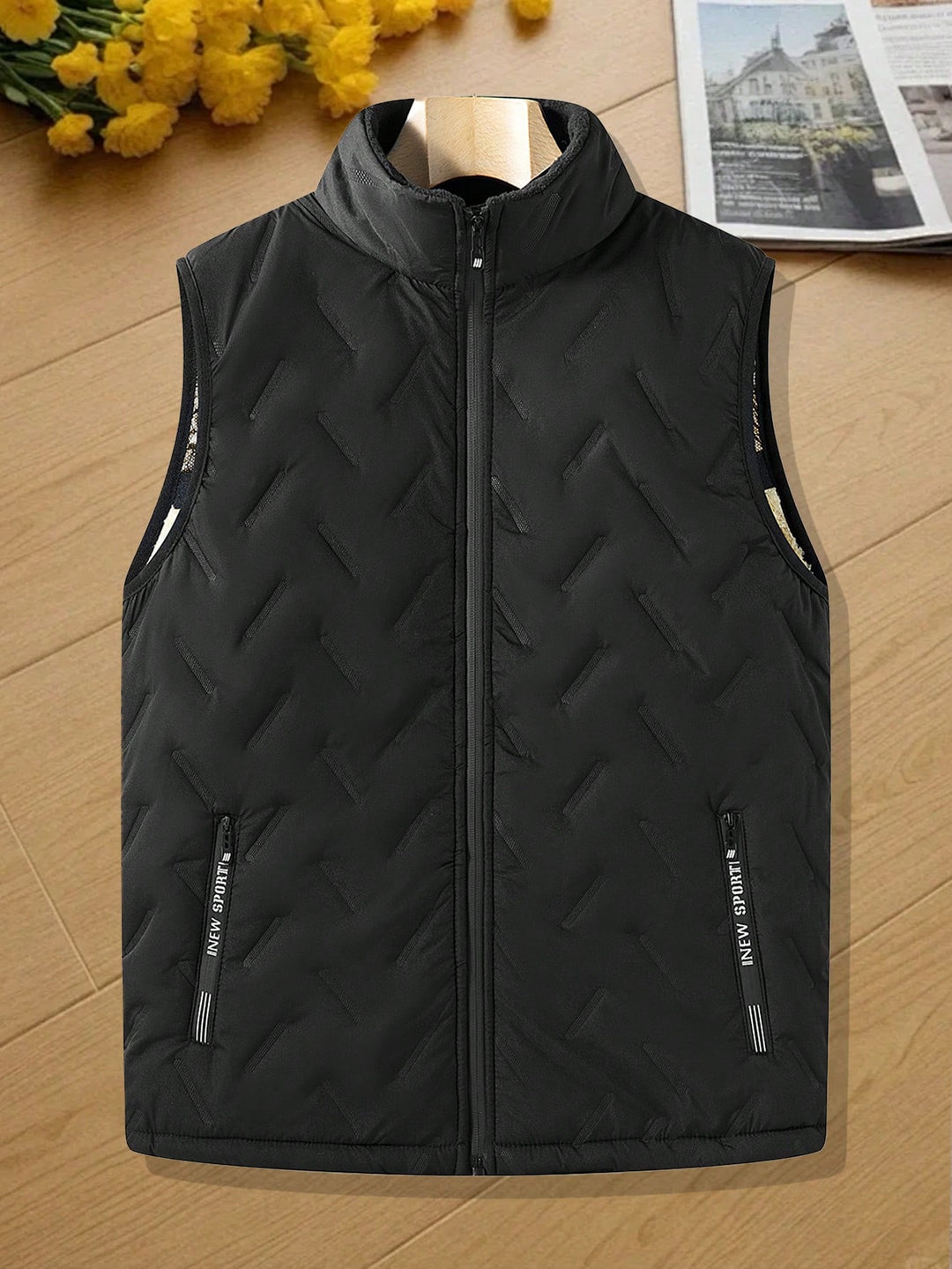 Vestă SHEIN, negru