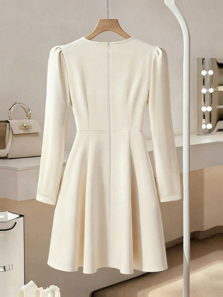 Rochie midi SHEIN, bej
