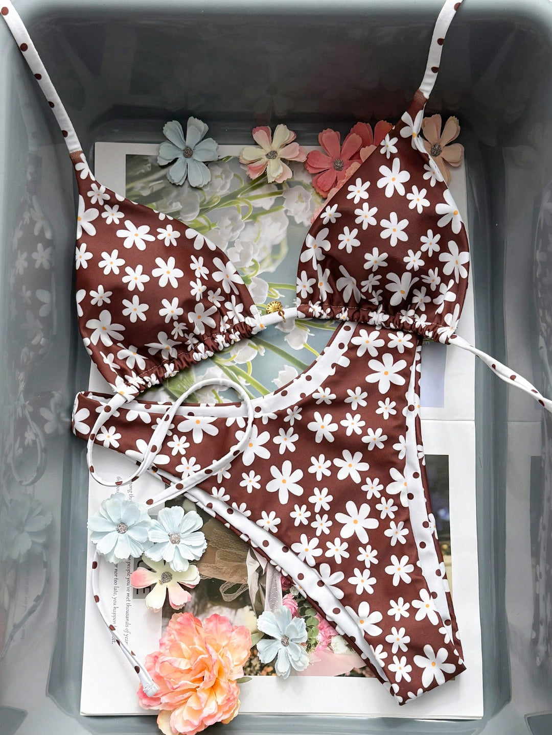 Set bikini SHEIN, mix culori