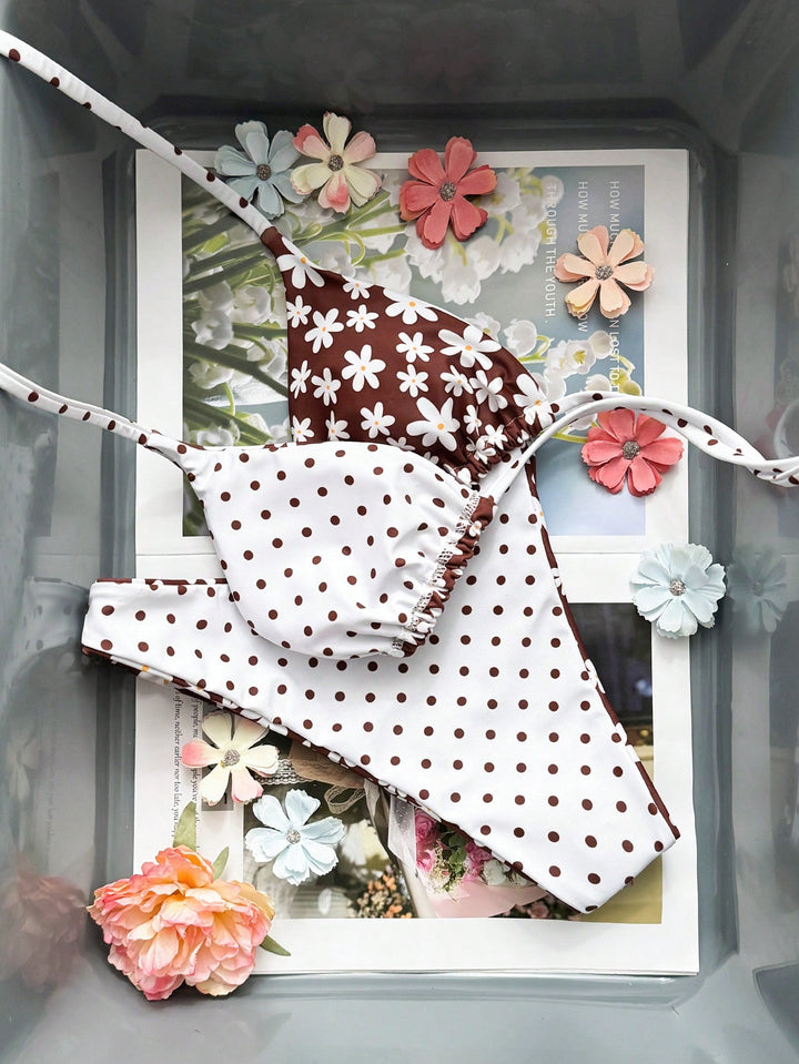 Set bikini SHEIN, mix culori