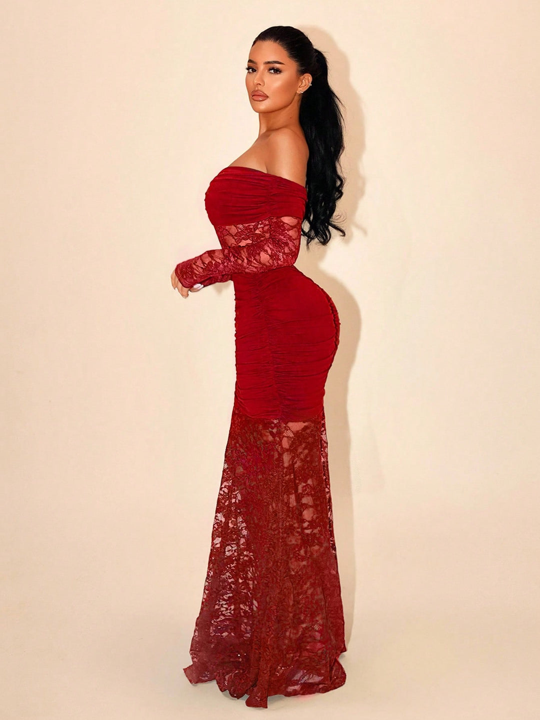 Rochie maxi SHEIN, roșu