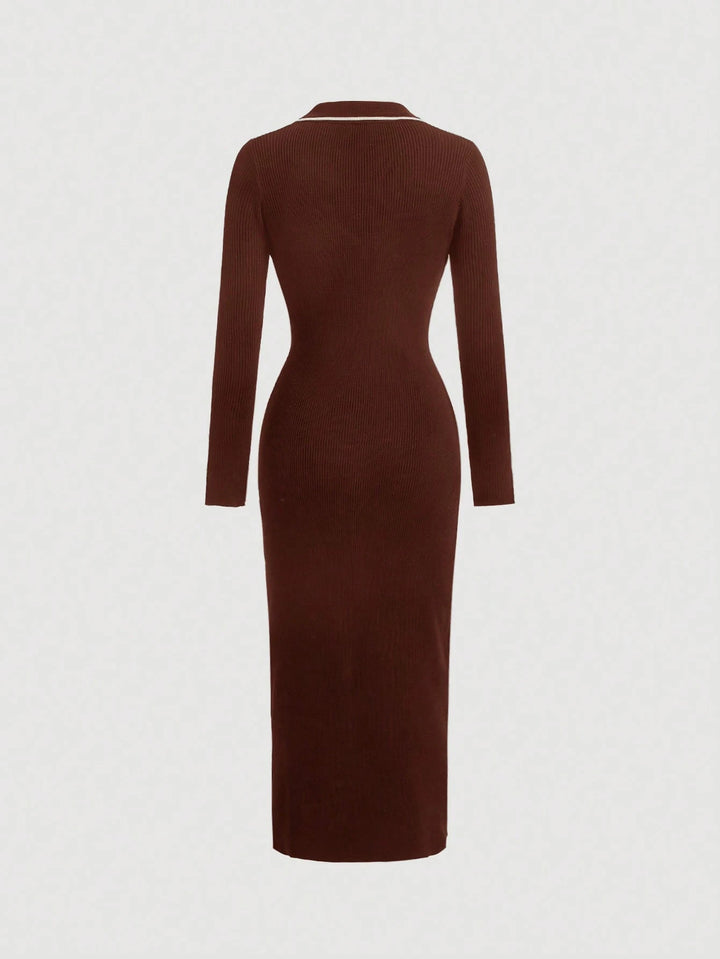 rochie maxi SHEIN, maro
