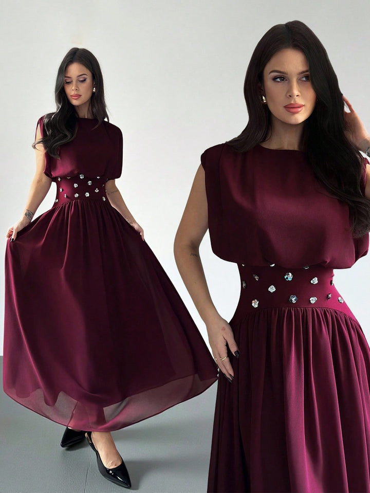 Rochie maxi SHEIN, vișiniu