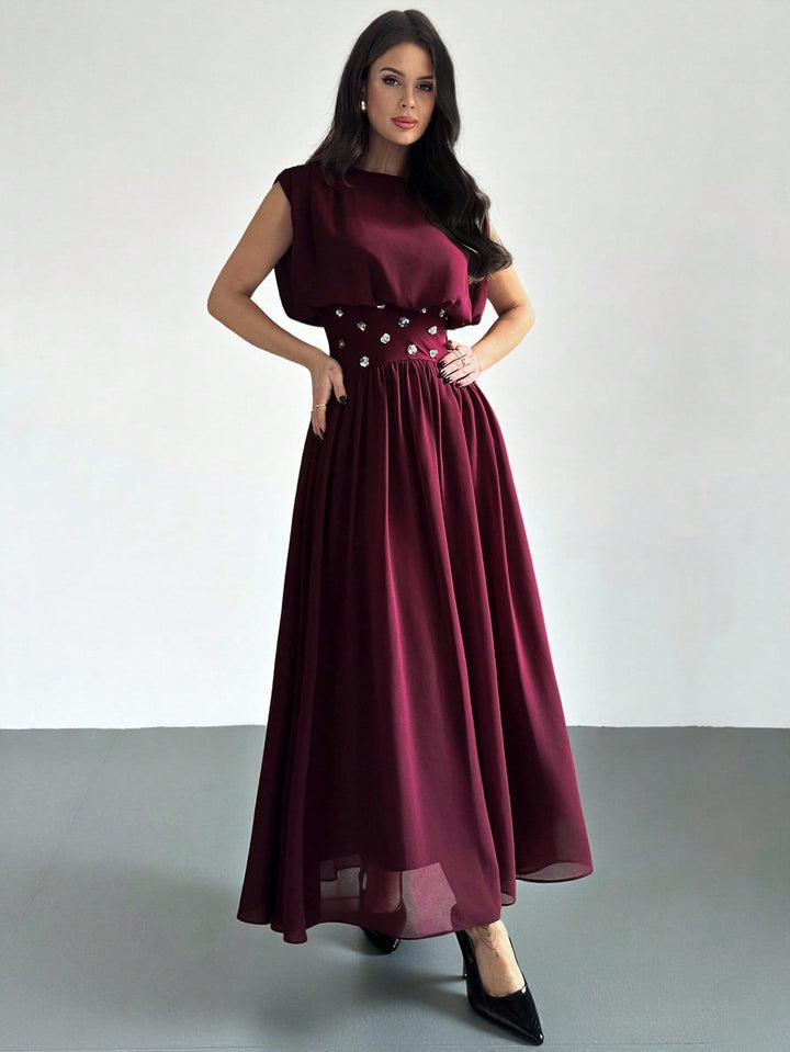 Rochie maxi SHEIN, vișiniu