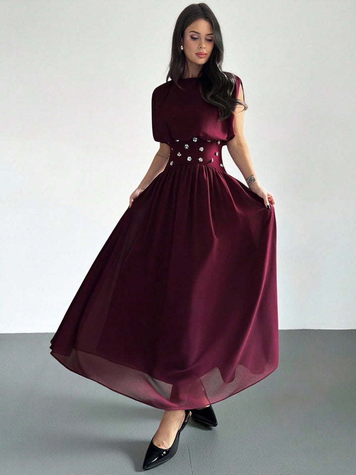 Rochie maxi SHEIN, vișiniu