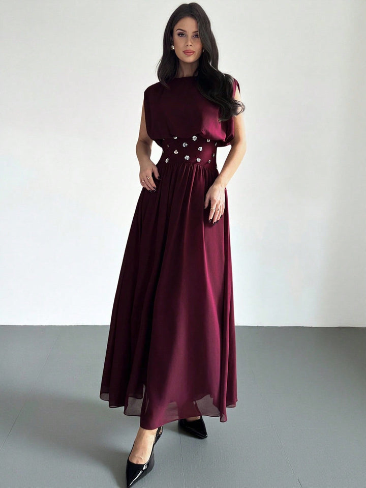 Rochie maxi SHEIN, vișiniu