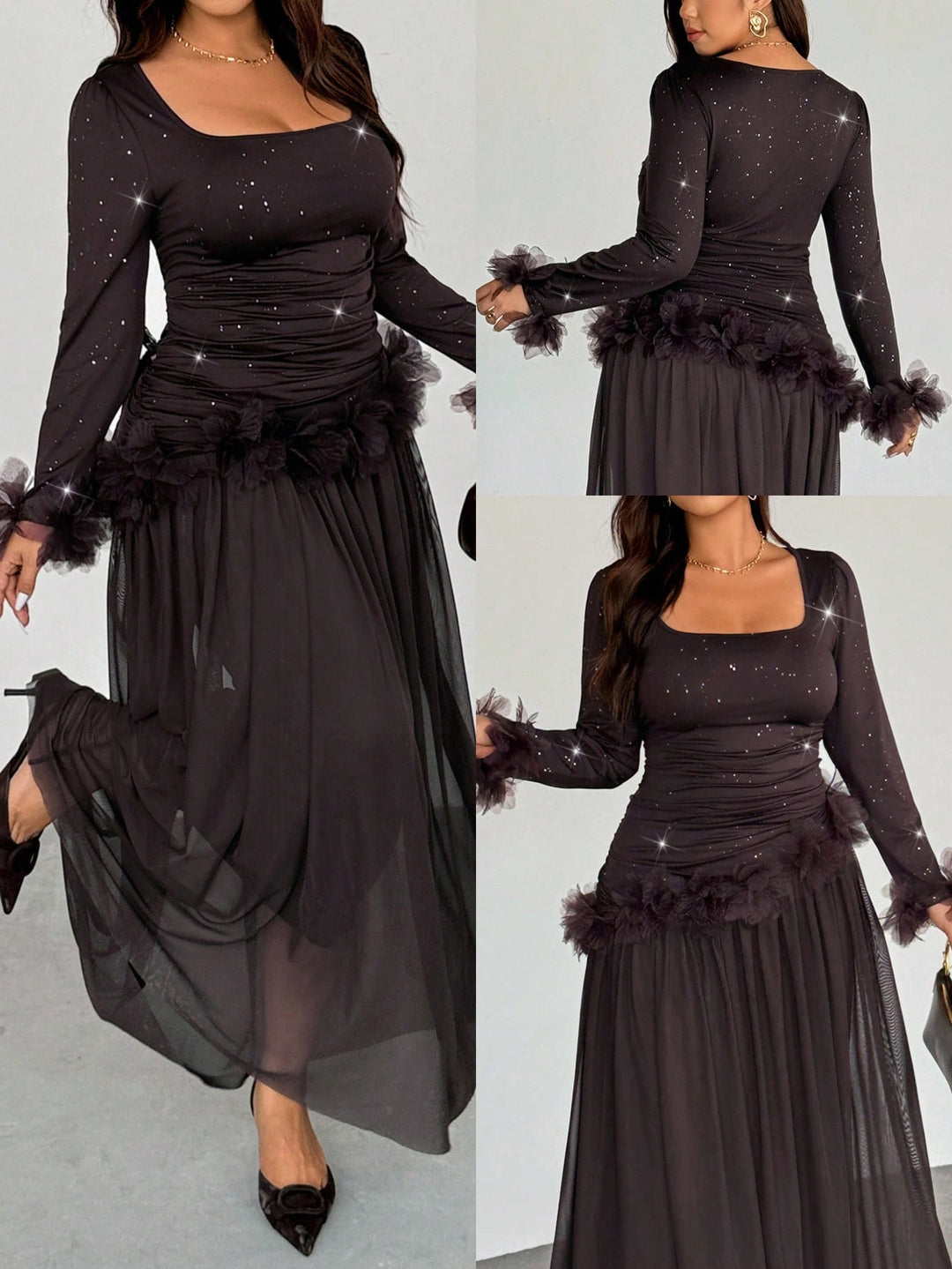 Rochie SHEIN, maro