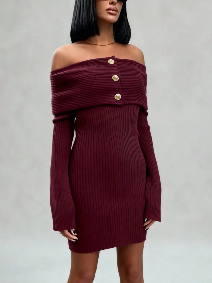 Rochie mini SHEIN, vișiniu