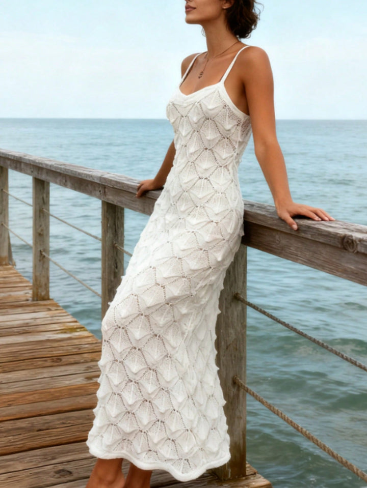 Rochie maxi SHEIN, alb