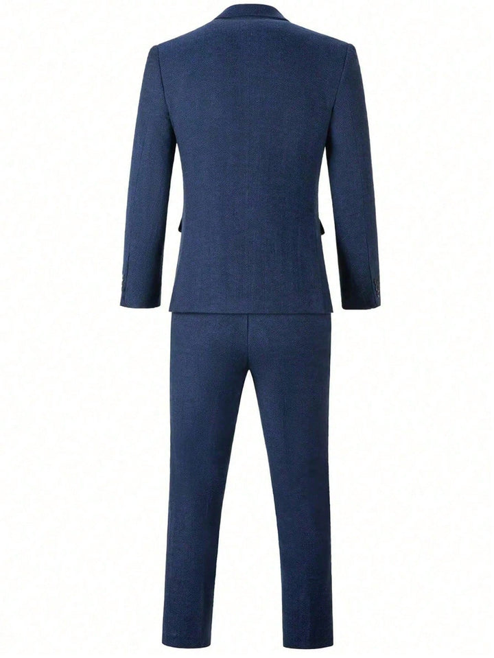 Costum SHEIN, albastru
