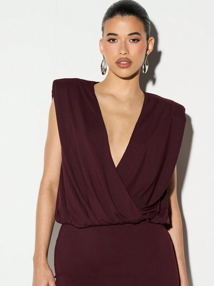 Rochie maxi SHEIN, vișiniu