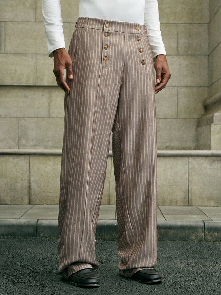 Pantaloni SHEIN, maro