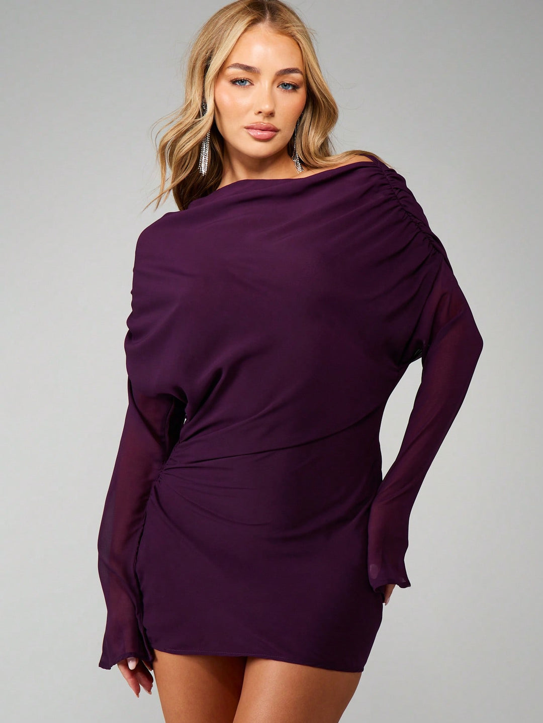 Rochie mini SHEIN, vișiniu