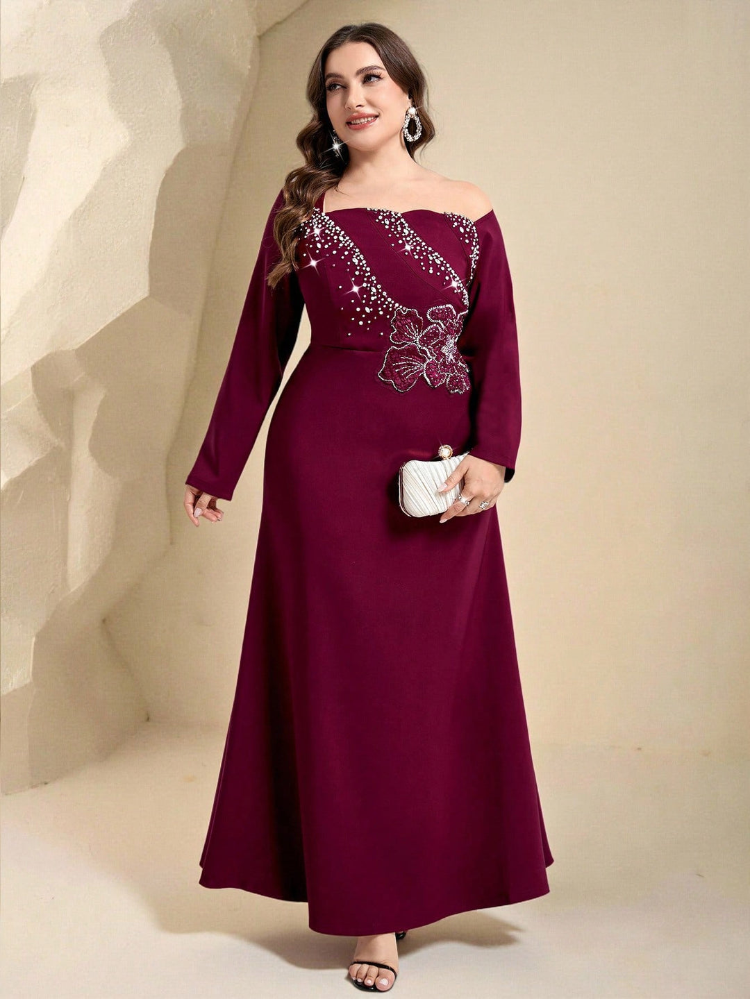 Rochie SHEIN, vișiniu