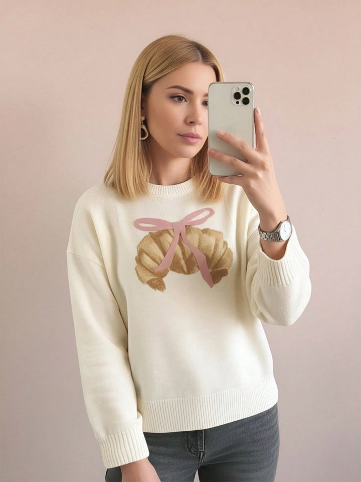 Pulover SHEIN, alb