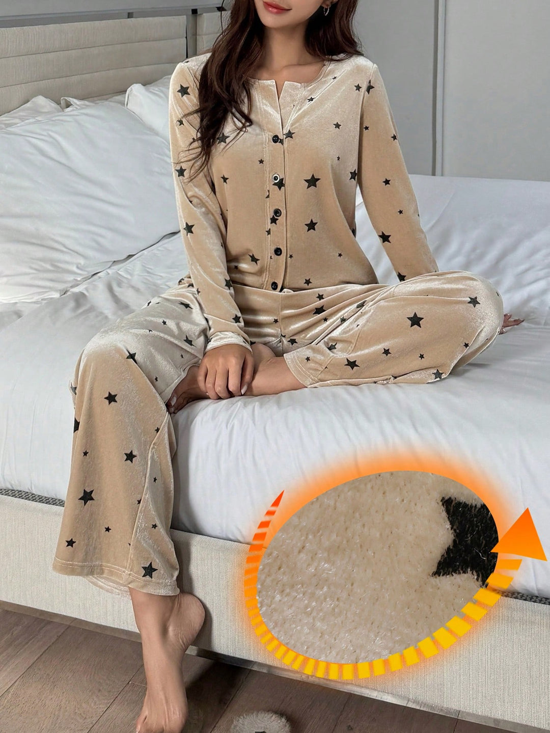 Pijama SHEIN, kaki