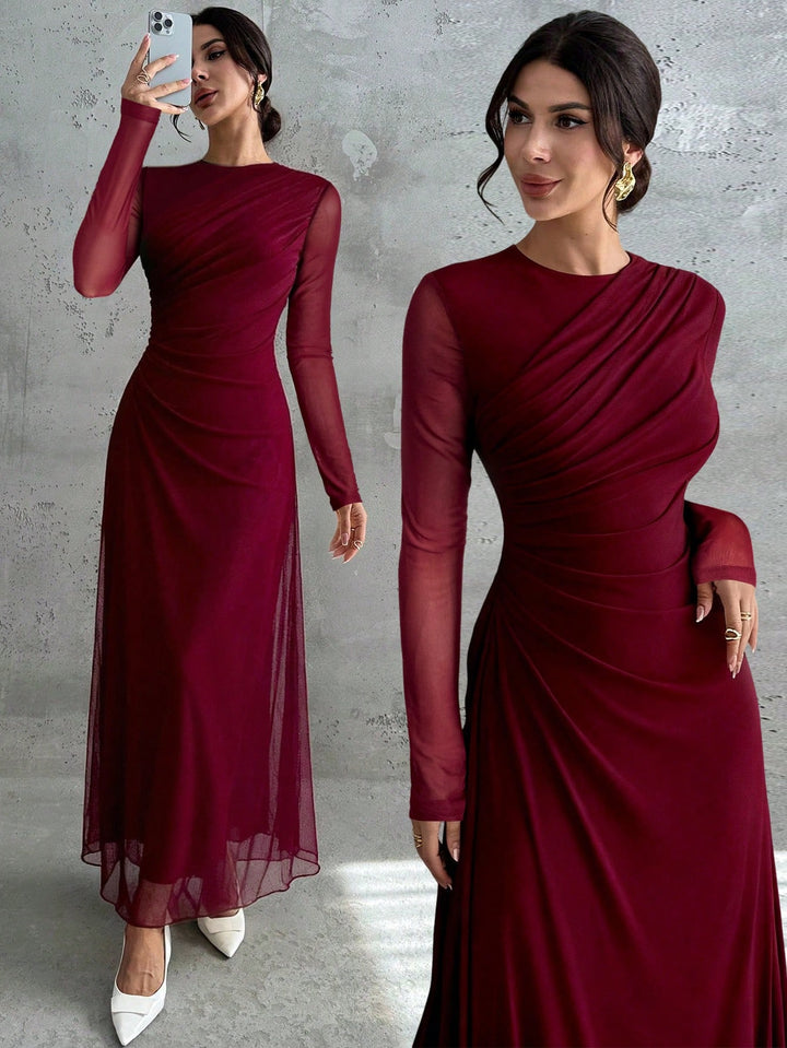 Rochie maxi SHEIN, vișiniu