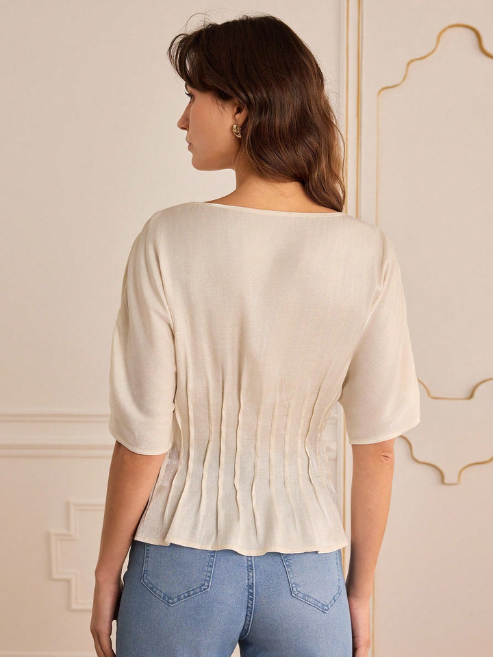 Top SHEIN, portocaliu